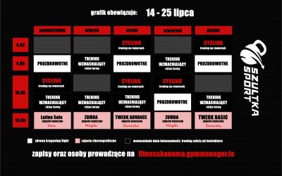 Letni grafik zajęć